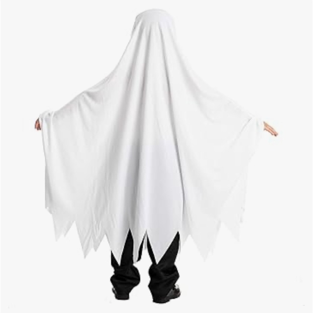 NEW Spooktacular Creations Ghost Costume Kids Size 8-10 Yrs Halloween - Picture 4 of 9
